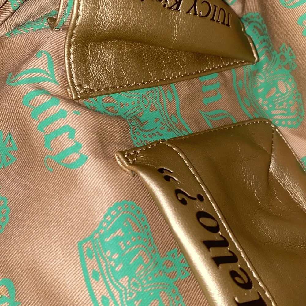 Juicy Couture VINTAGE Bowler handbag with VINTAGE key and chain hardware